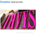 Acrylic led three dimensional outdoor plastic sign letters